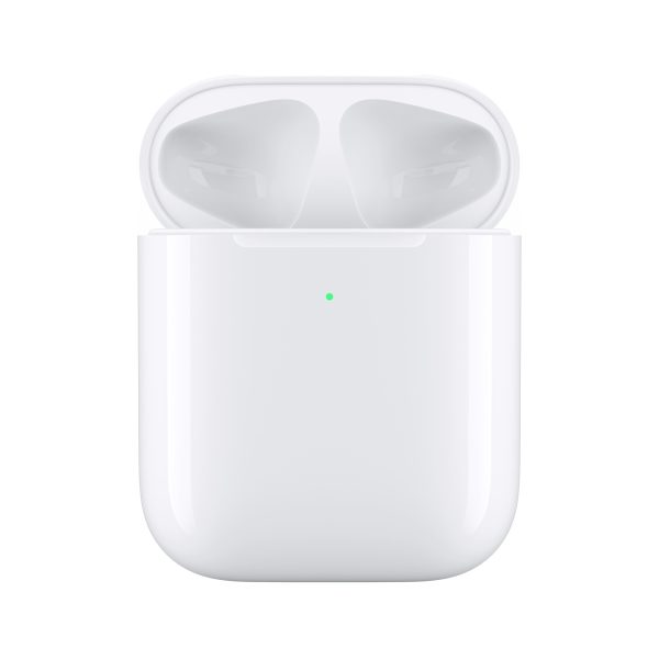 Apple Wireless Charging Case for AirPods compatible with Qi mats in South Africa.